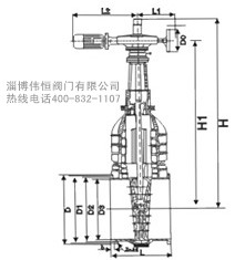 電動(dòng)煤氣專(zhuān)用閘閥外形尺寸